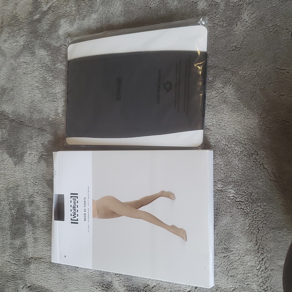 Wolford Neon 40 Tights - Black , Made In Austria, NEW - Picture 10 of 10